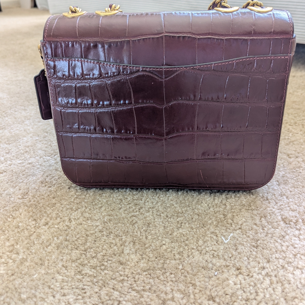 Coach Madison Shoulder Bag - Burgundy - Picture 6 of 10